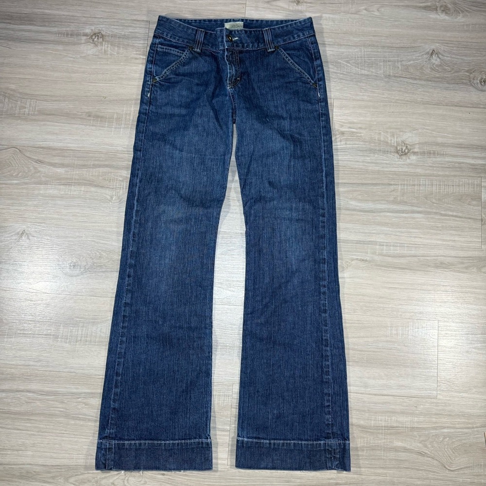 Buckle Women's Flare Jeans in Dark Blue